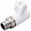 Кран PP-R шаровой Дн25*3/4"прямой д/радиатора. 
