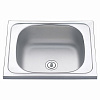 Мойка КРОНА 40/50 0,4 накладная 1,5" без сифона. 