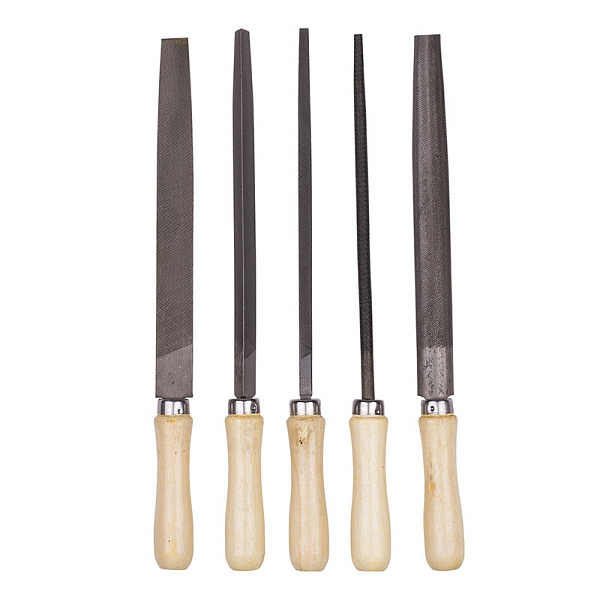 БИБЕР 85306 Напильники Набор 5 пр. 200мм  БИБЕР 85306 Напильники Набор 5 пр. 200мм .