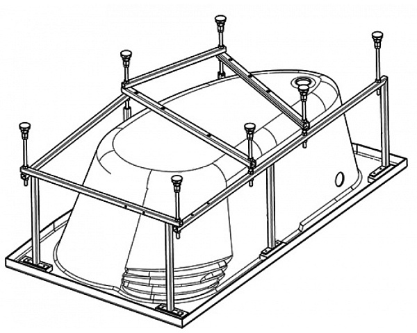 Майорка XL 160*95 Монтажный комплект к а/в + сифон 1WH112429 Майорка XL 160*95 Монтажный комплект к а/в + сифон 1WH112429.