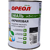 ЭМАЛЬ "ОРЕОЛ" БЕЛАЯ. АКРИЛ  ГЛЯНЦЕВАЯ 1КГ 1357. 