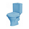 Унитаз-компакт Воротынск &quot;Вест&quot; голубой.(Разбита крышка бачка). 