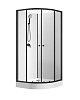 Душевая кабина Loranto NEO 90*90*205 без крыши, черный/прозрачн., поддон низк., CS-21800. 
