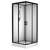 Душевая кабина Loranto NEO 90*90*205 черный/прозрачн., поддон низк., CS-22110. 